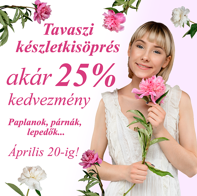 Tavaszi készletkisöprés akció