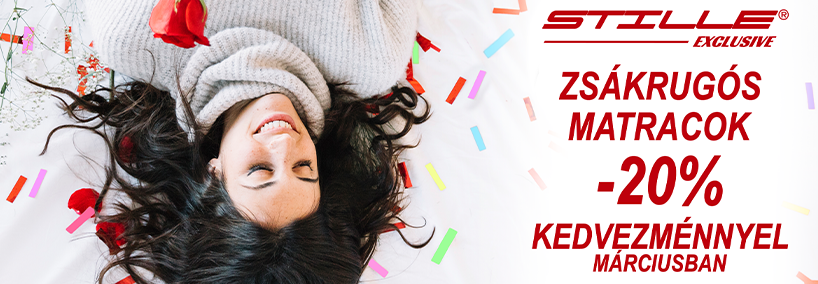 Stille matrac akció