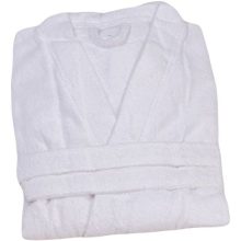 Naturtex Bathrobe - white - Size: M