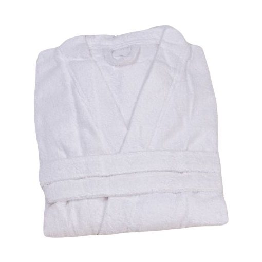 Naturtex Bathrobe - white - Size: 2XL