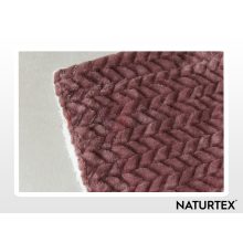 Naturtex poliészter pléd - Ombre coral 150x200 cm