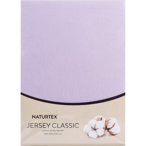 Naturtex Jersey fitted bed sheet for children - orchid purple 70x140 cm