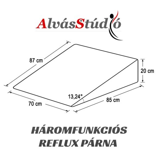 AlvásStúdió háromfunkciós reflux párna