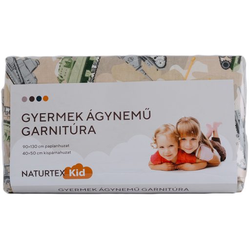 Naturtex 2 pieces children's bed linen set - Airplanes