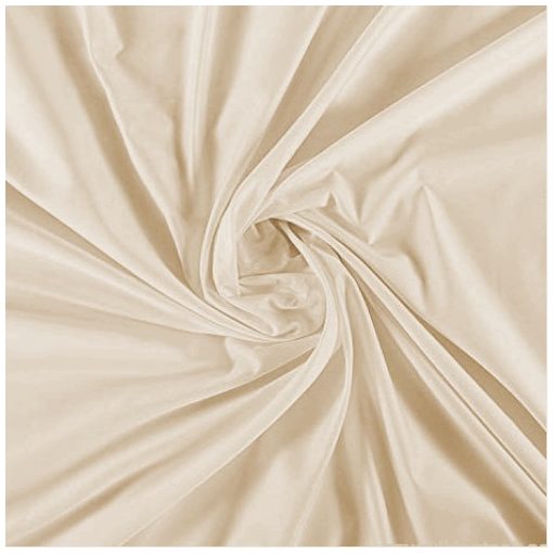 Billerbeck Rozina cotton bed sheet - Panna cotta 170x275 cm