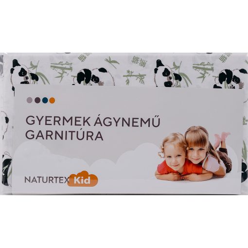 Naturtex 2 pieces children's bed linen set - Pandas (90x130 cm - 40x50 cm)
