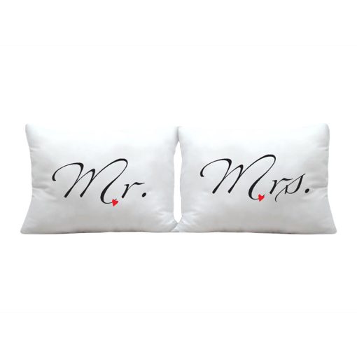 Naturtex L'amour Mr. and Mrs. pillow set - small (2 pieces)