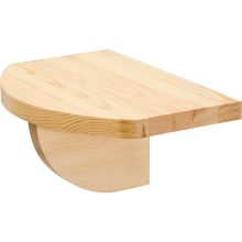 Möbelstar 400 - natúr fenyő könyvtartó konzol