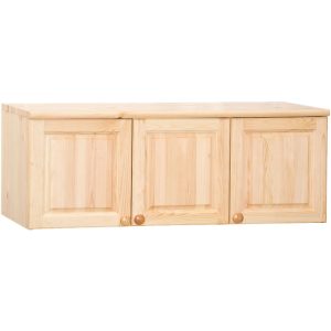 Möbelstar 263 - 3 ajtós natúr fenyő szekrény magasító