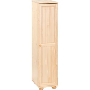   Möbelstar 211 - 1 ajtós natúr fenyő szekrény (akasztós)