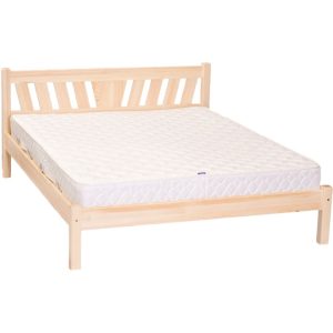 Möbelstar 386 - plain pine bed frame 160x200 cm