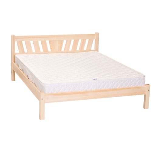 Möbelstar 388 - natúr fenyő ágykeret 180x200 cm