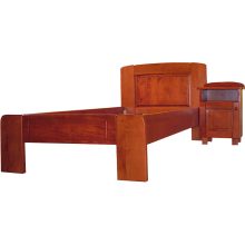 Sonja solid beech bed frame 100x200 cm