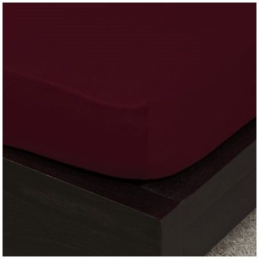 Naturtex Jersey fitted bed sheet - cherry 140-160x200 cm
