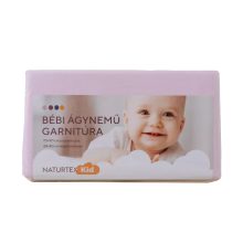 Naturtex 2 részes gyermek ágyneműhuzat - Light Rose