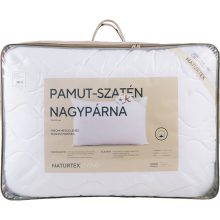 Naturtex Collection satin-cotton pillow - large 70x90 cm