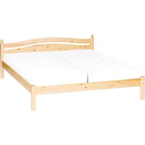 Möbelstar 304 - plain pine bed frame 140x200 cm