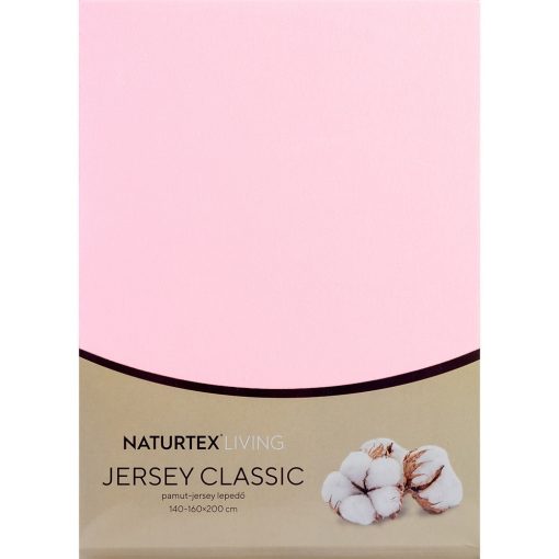 Naturtex Jersey fitted bed sheet for children - light pink 70x140 cm