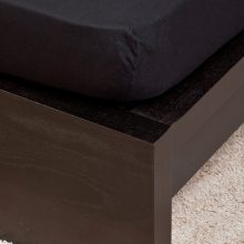 Naturtex Jersey gumis lepedő Fekete 140-160x200 cm