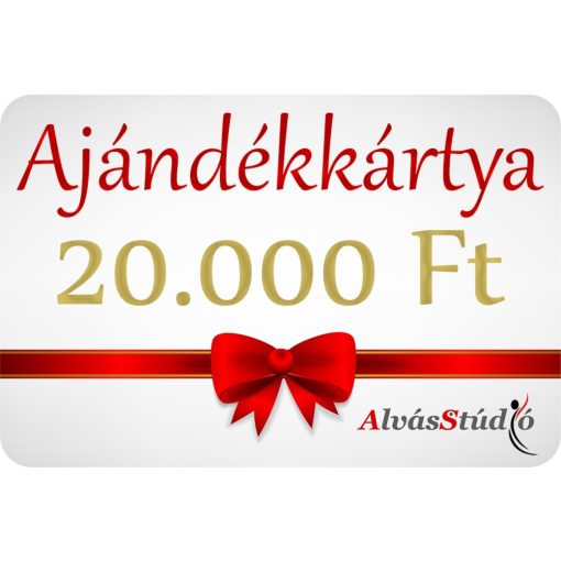 AlvásStúdió Ajándékkártya - 20.000 Ft