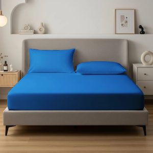 Alvásstúdió Jersey gumis lepedő Safir