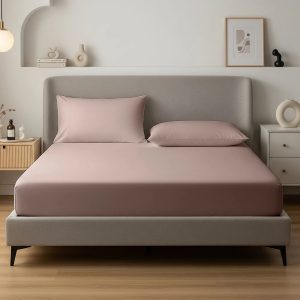 Alvásstúdió Jersey gumis lepedő Schoko