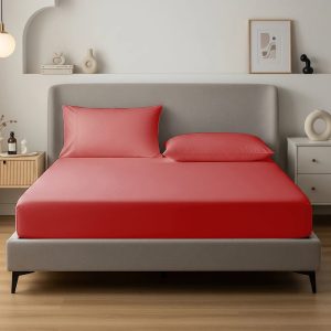 Alvásstúdió Jersey gumis lepedő Zimt