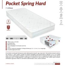 Best Dream Pocket Spring Hard matrac AJÁNDÉK PÁRNÁVAL