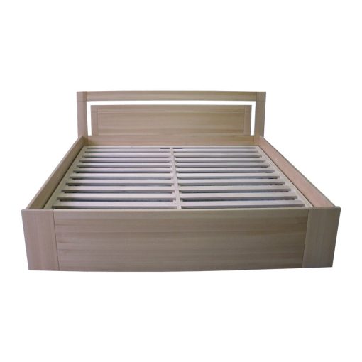 Márk - bükk ágykeret ágyneműtartóval 140x200 cm