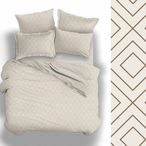 Naturtex 3 részes pamut- szatén ágyneműhuzat - Caramel