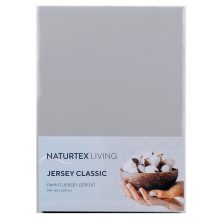 Naturtex Jersey gumis lepedő Grey 180-200x200 cm