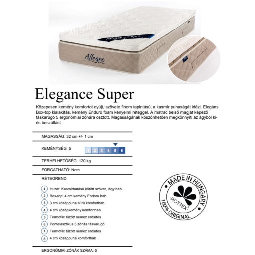 Rottex Allegro Elegance Super matrac
