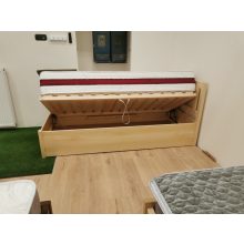 Rúna - bükk ágykeret ágyneműtartóval 100x190 cm