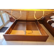 Spencer - hárs ágykeret ágyneműtartóval 180x200 cm