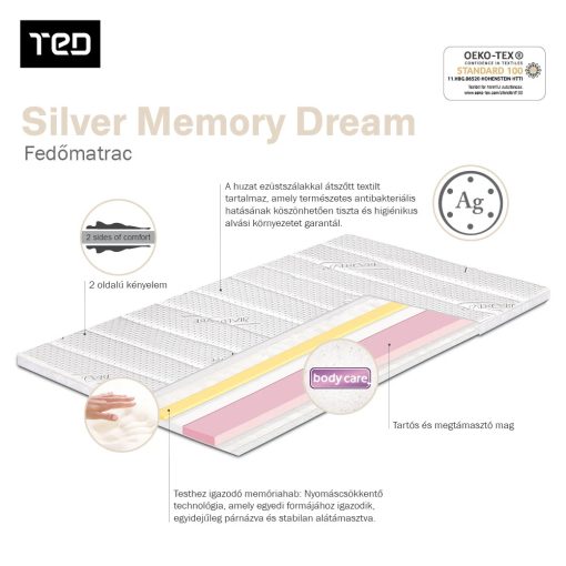 Ted Silver Memo Dream fedőmatrac