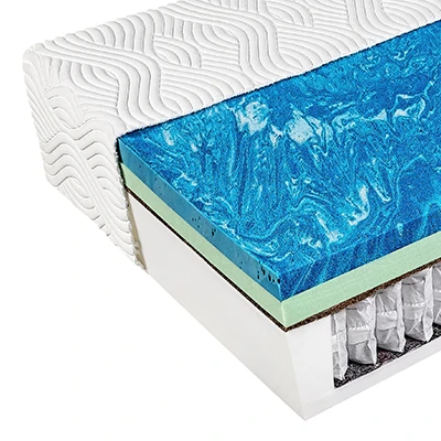 SleepSentry Admiral Memo Cool táskarugós matrac szerkezete